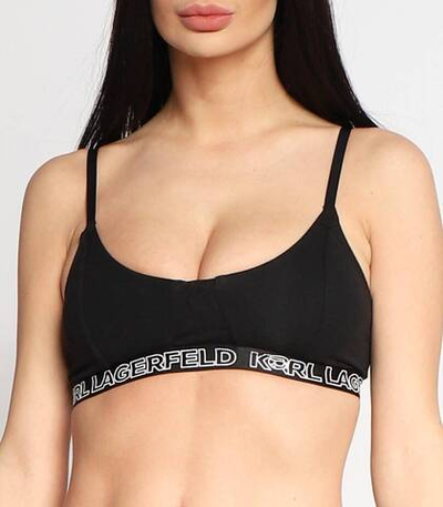 бюстгальтер ikonik 2.0 bralette Karl Lagerfeld - черный(230W2109)