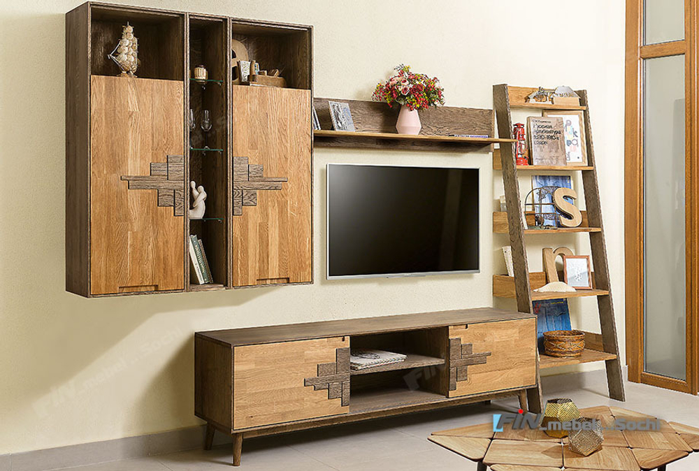 арт. 5062 ДУБ Стеллаж "Ирвинг Дизайн" (2 цвета) ШхВхГ: 640х1800х400