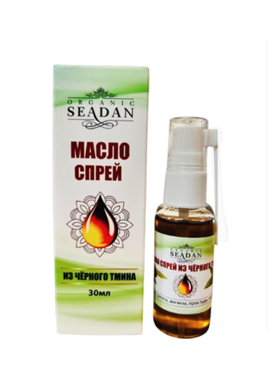 Seadan, Throat sprey Black seed with menthol 30 ml | Mentolli qora sedana tomoq spreyi, 30 ml