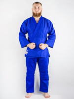 C333 Кимоно для дзюдо подростковое Clinch Judo Silver FDR синее