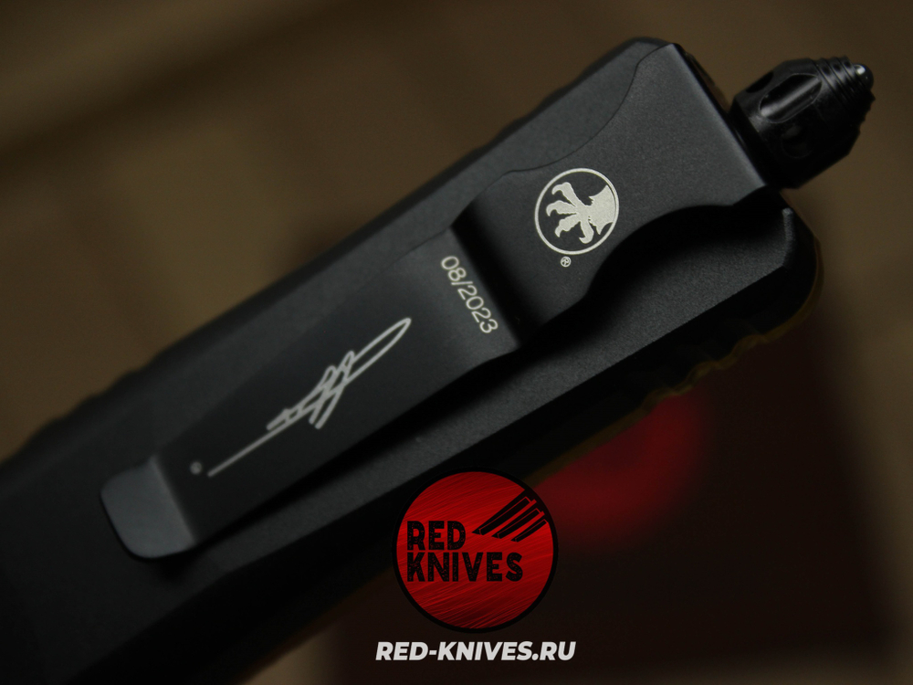 Нож Microtech Troodon Ultem Magnacut D/E PS - черный клинок RK/Н120
