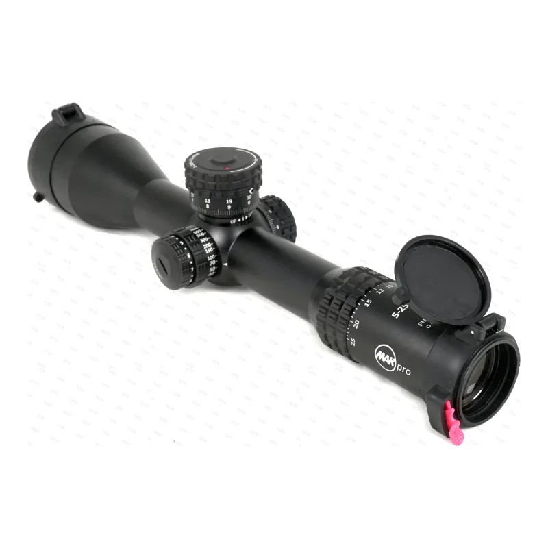 Оптический прицел MAKpro 5-25x56i HD - вид сзади справа, элементы управления