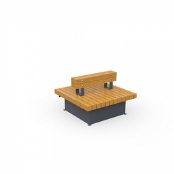 Скамейка Wood 120х120