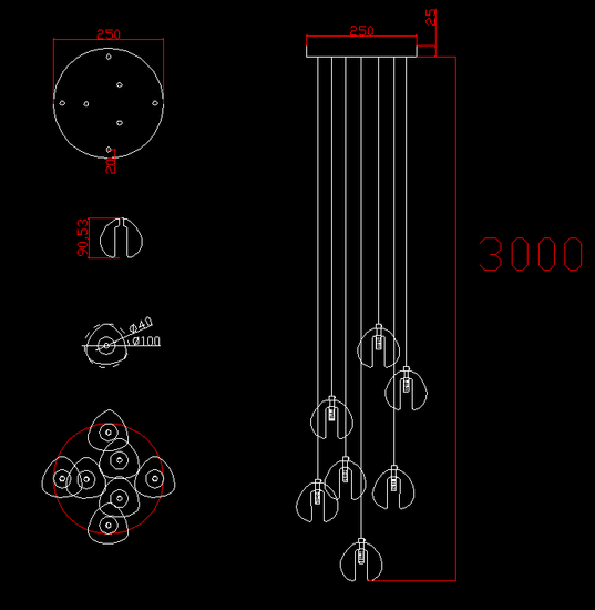 Люстра Bocci 14.7 Random