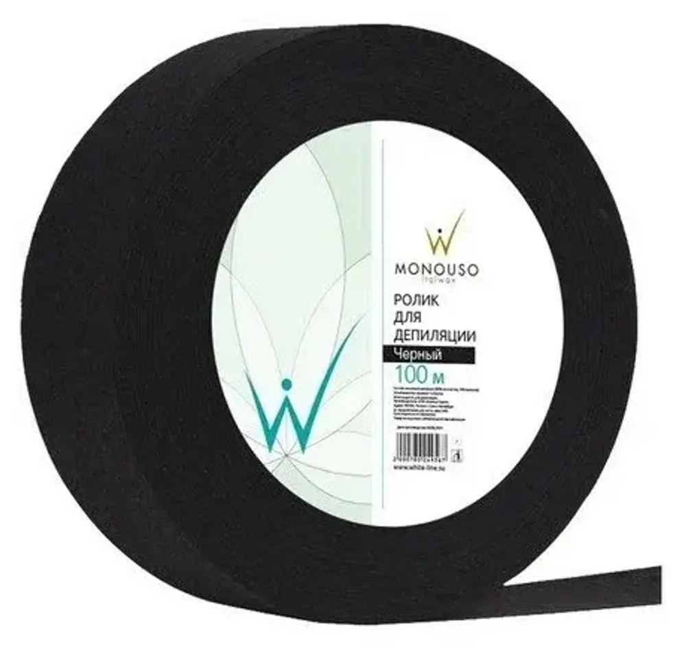 Полоски для депиляции в рулоне (черные), Monousso, Italwax, 7х20 см, 100 шт Полоски для депиляции в рулоне (черные), Monousso, Italwax, 7х20 см, 100 шт