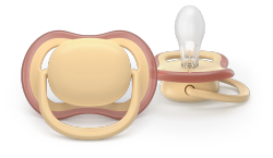 Пустышка Philips Avent Ultra Air SCF087/07 0-6 мес, желтый/оранжевый, 2 шт