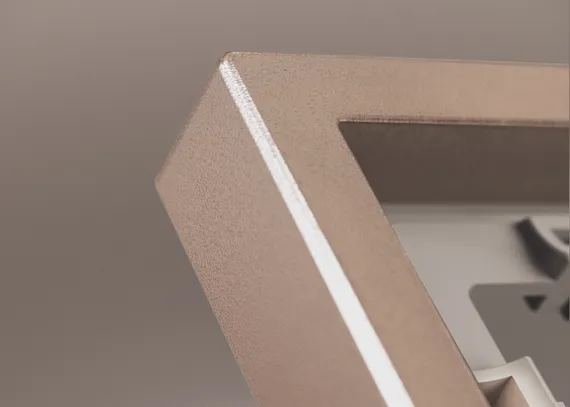 Рамка металлическая на 2 поста Voltum S70 Metal Платина VLSM120210