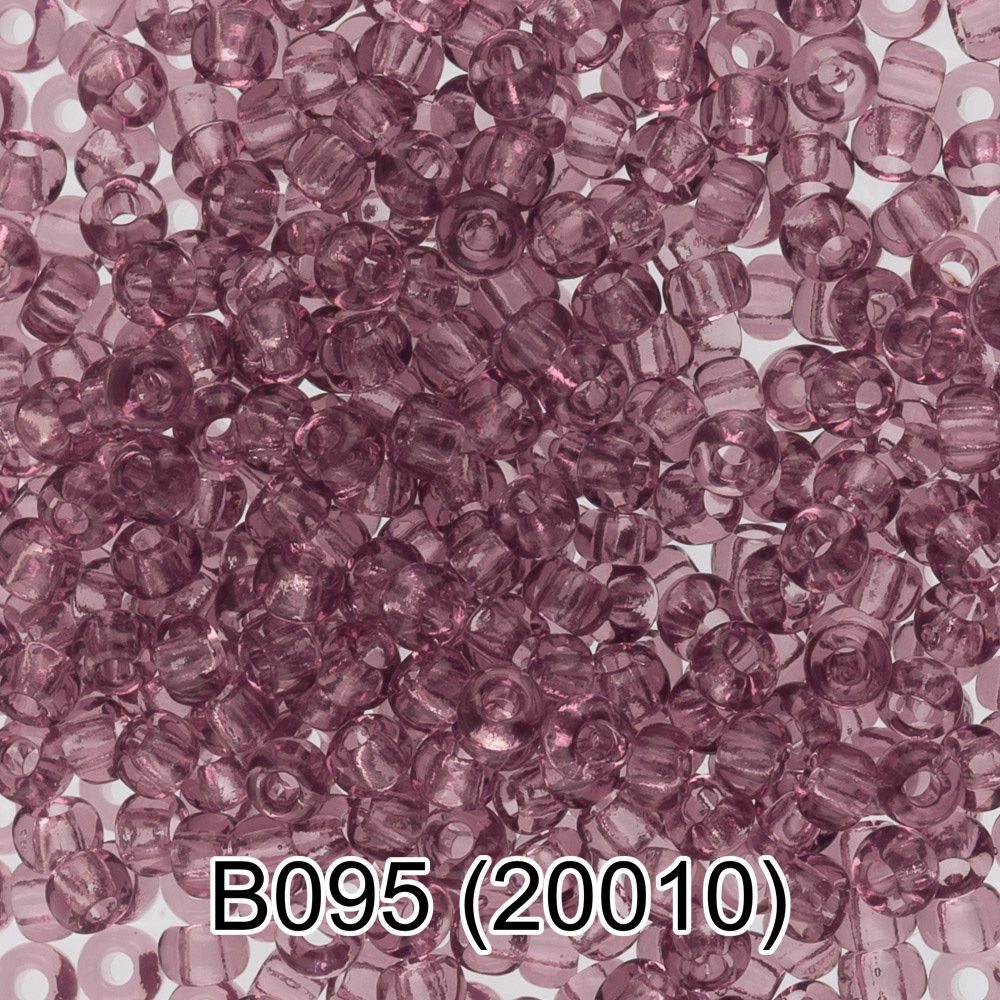 Бисер Gamma 10/0 (2.3 мм), 50 г (10х5 г), B095 св.лиловый, 20010, круглый 2 Бисер Gamma 10/0 (2.3 мм), 50 г (10х5 г), B095 св.лиловый, 20010, круглый 2