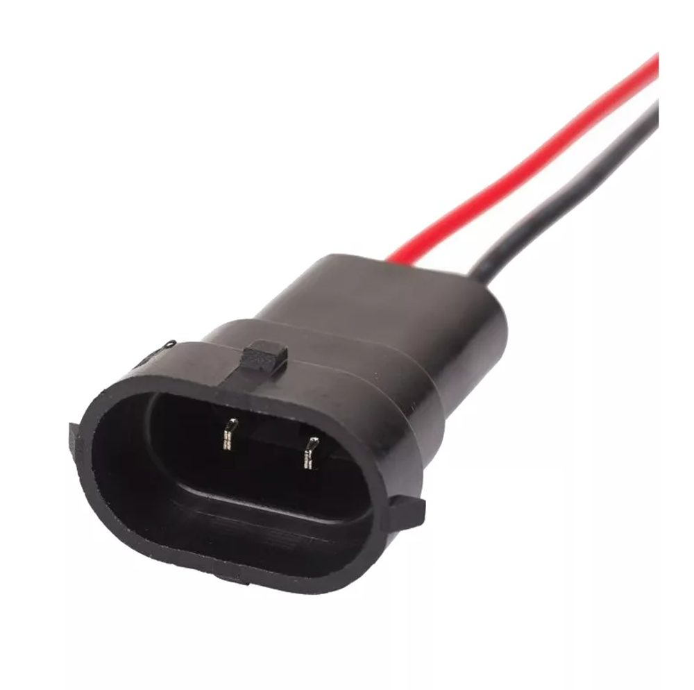 Разъем H11 пластиковый с проводами Male (папа), 1шт