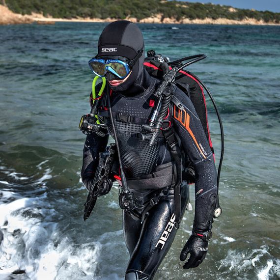 Жилет компенсатор BCD Seac Sub Modular Оne size Тип-крыло черный