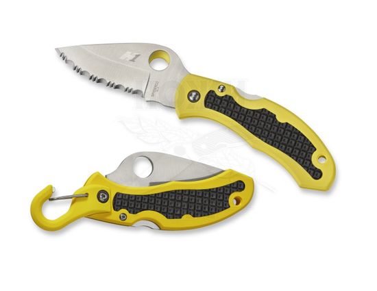 Складной нож Spyderco Snap-It C26SYL c клинком из стали H1, рукоять FRN