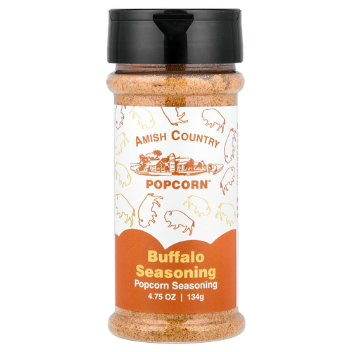 Amish Country Popcorn, Приправа для попкорна, баффало, 134 г (4,75 унции)