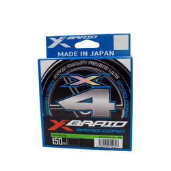 Леска плетеная YGK X-Braid Braid Cord X4 Chartreuse 150м 0.185 мм #1.2