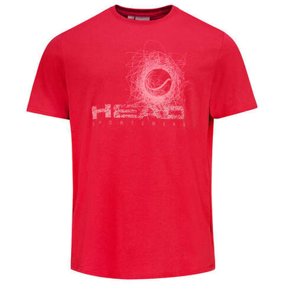 Футболка для мальчика теннисная Head Vision T-Shirt - red
