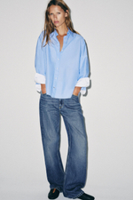 БАЗОВАЯ РУБАШКА ОКСФОРД — ZARA