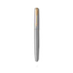 Набор Parker "Jotter Stainless Steel GT": ручка шариковая, 1,0мм и ручка перьевая, 1,0мм, подарочная упаковка