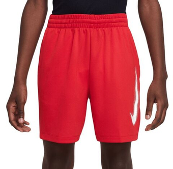 Шорты для мальчика теннисные Nike Dri-Fit Multi+ Graphic Training Shorts - красный