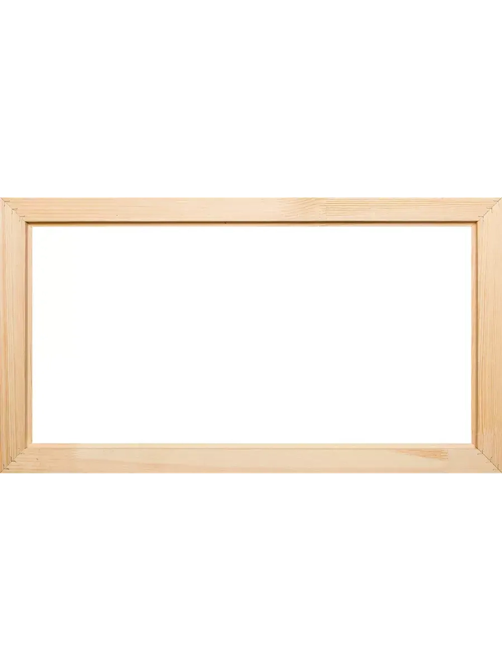 Деревянная рама 35x50 для картин на подрамнике сеч. 40x18