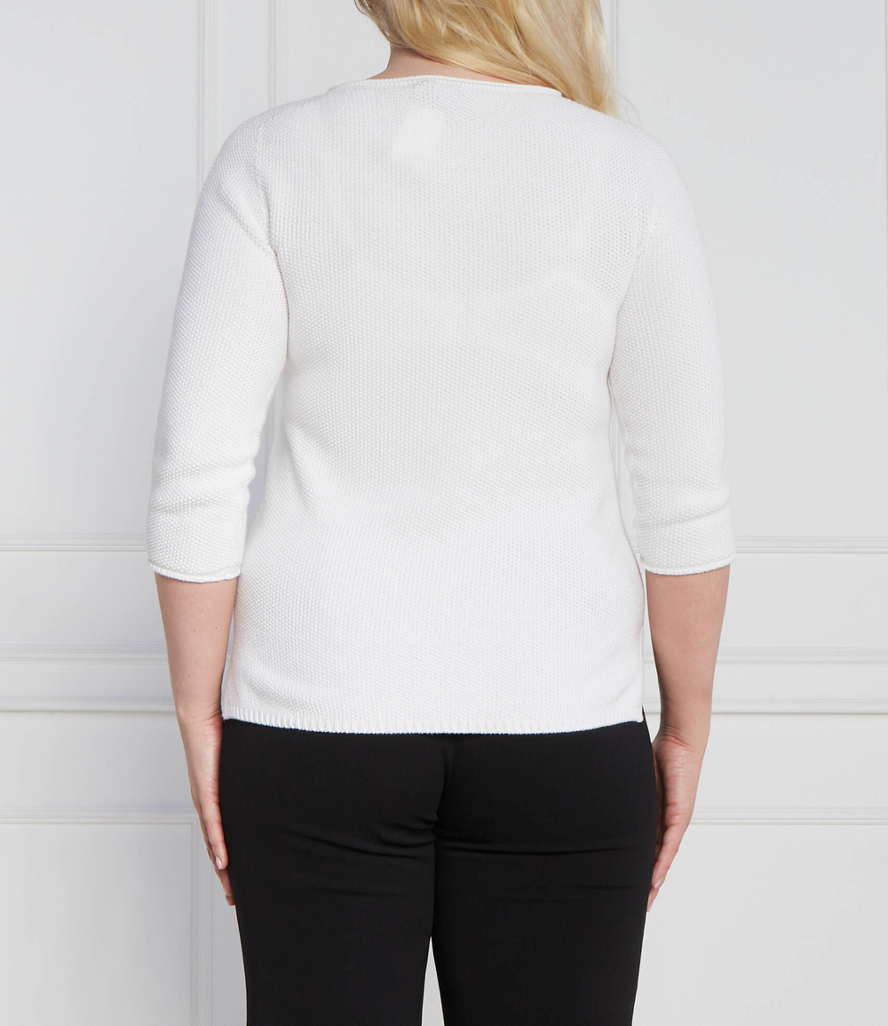 Свитер PLUS SIZE Persona by Marina Rinaldi - белый(1361093)