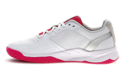 Женские теннисные кроссовки Lotto Mirage 600 III ALR - all white/silver metal/glamour pink