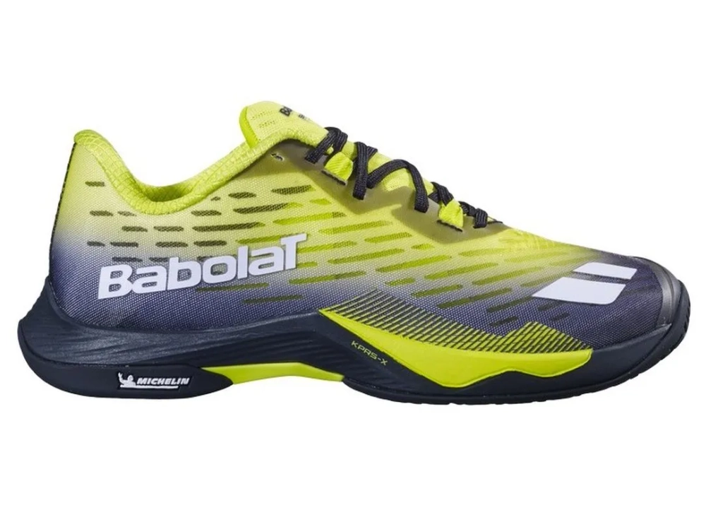 Мужские кроссовки для сквоша/бадминтона Babolat Shadow Tour 5 - black/lime