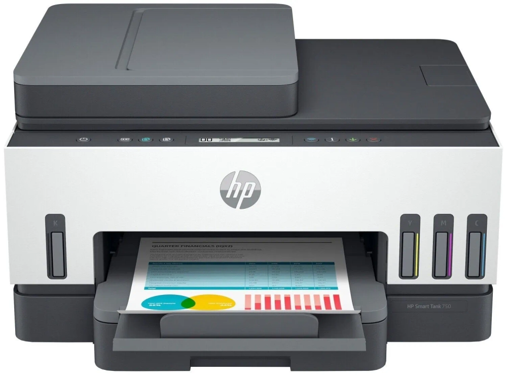 МФУ струйное HP Smart Tank 750 6UU47A