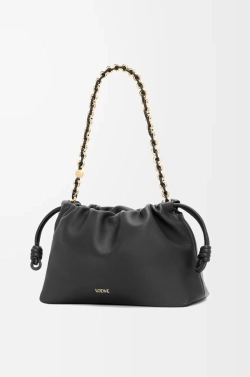 Loewe Сумка Flamenco среднего размера из мягкой кожи ягненка наппа, черный