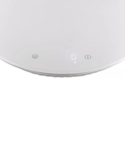 Alessi Электрические кухонные весы Plisse белого цвета EAN 8003299477067