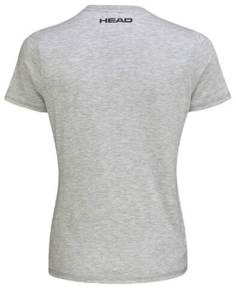 Женская футболка Head Club Lara T-Shirt - серый меланж
