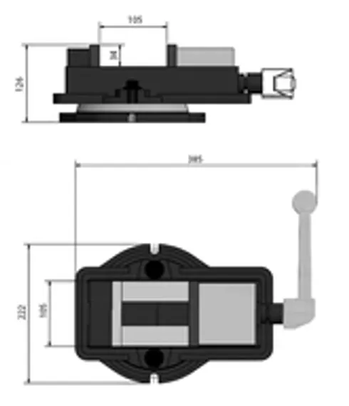 Высокоточные тиски Optimum VMQ 150