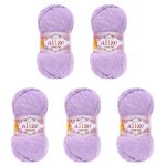 Пряжа Alize (Ализе) Cotton Gold / уп.5 мот. по 100 г, 330м, 043 лиловый А