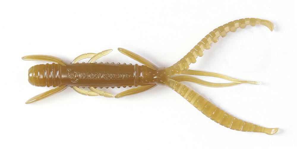 Виброхвосты съедобные Lucky John Pro Series HOGY SHRIMP 3" (76мм/10шт)