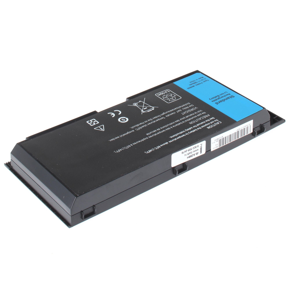 Аккумуляторная батарея iBatt 7800 mAh для ноутбука Dell 312-1176, FV993, JHYP2