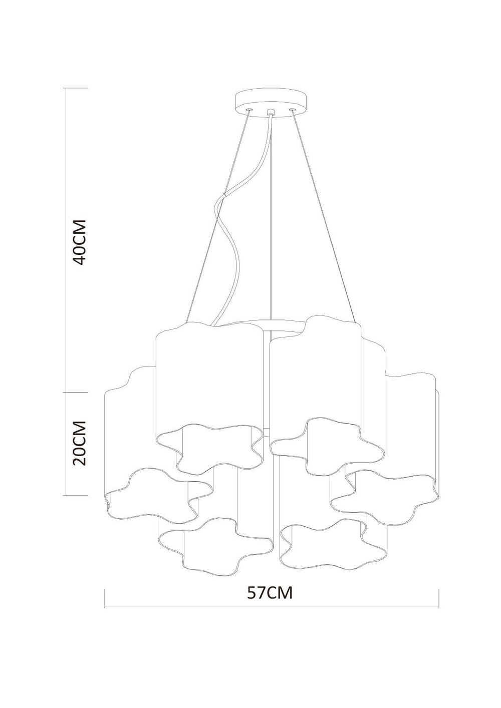 Люстра подвесная Arte Lamp Serenata A3479SP-6CC