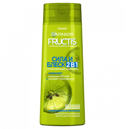 Шампунь Fructis Сила и Блеск 400 мл