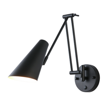 Бра 1*Е27 ZRS.1778.15 матовый чёрный Wandle Zortes