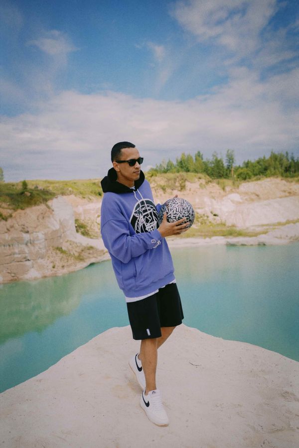 Худи TNDMTND BALLER Фиолетовый - фото 17