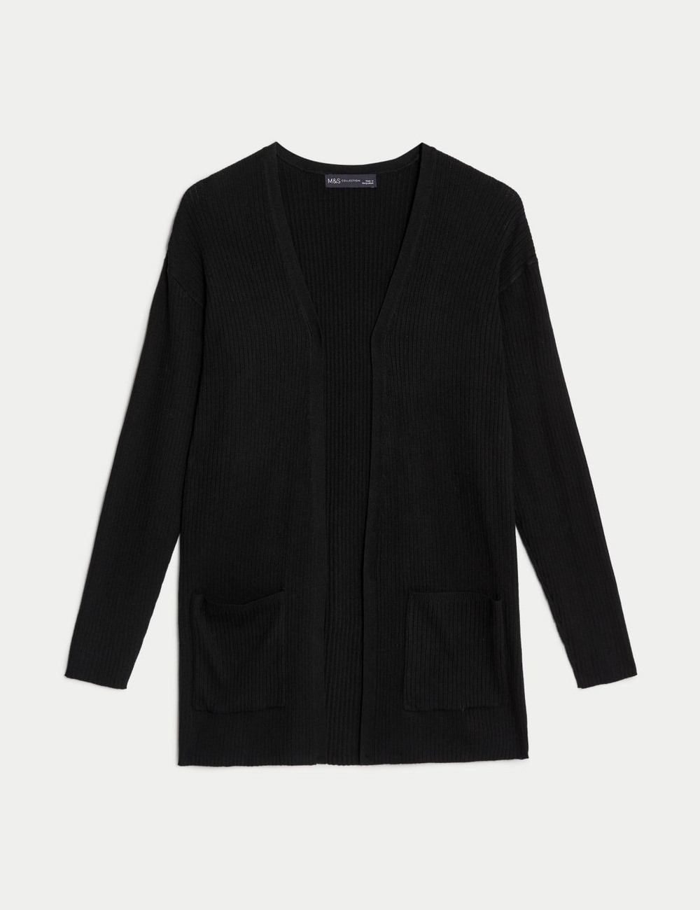 Длинный кардиган прямого кроя - Marks & Spencer