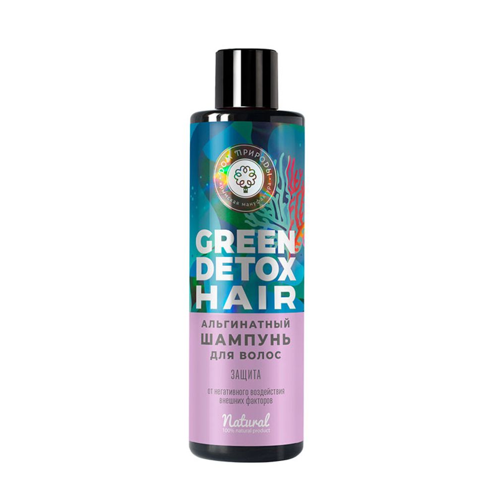 Green Detox Альгинатный шампунь для волос "Защита"