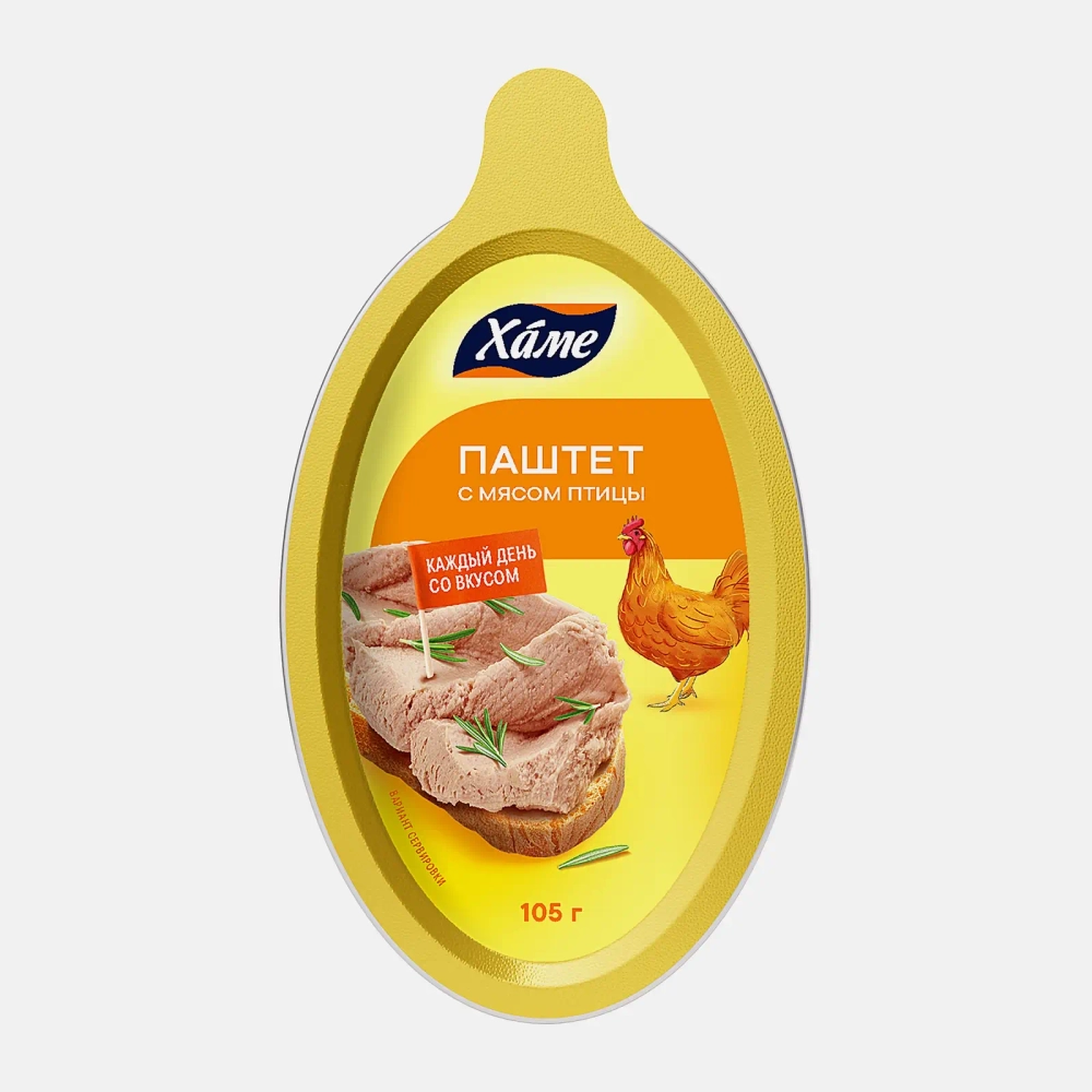 Паштет Хаме с мясом птицы 105г