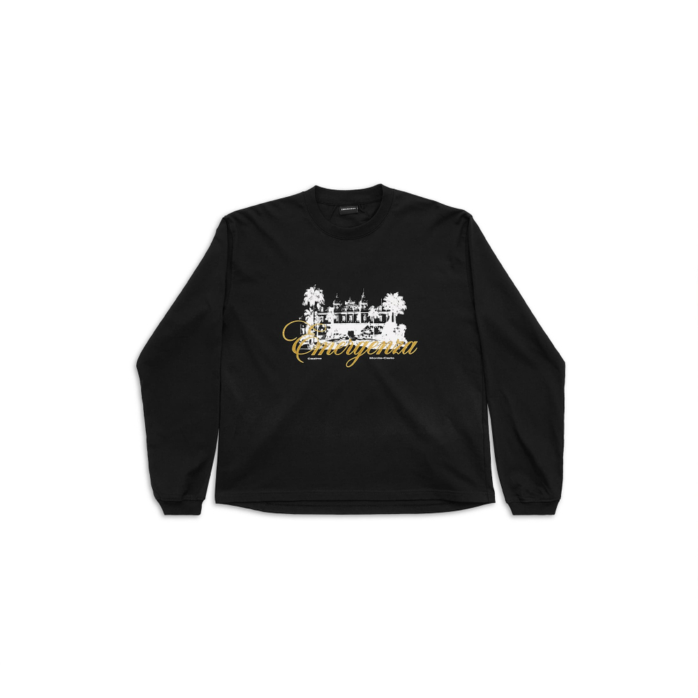 CASINO CROPPED LONGSLEEVE OVERSIZED