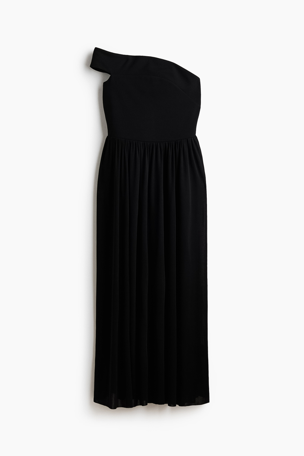 Платье с открытыми плечами — Чёрный - H&M