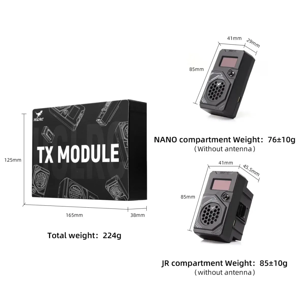 Передатчик (TX) HGLRC ELRS 915 2W