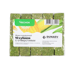 Жмых DUNAEV кукурузный Чеснок 300г.