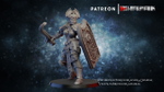 Grand Alliance Death Tomb Kings Tomb Guard Страж гробниц №1 миниатюра для dnd, днд, pathfinder, фентези, Настольная игра, НРИ, Варгейм, РПГ