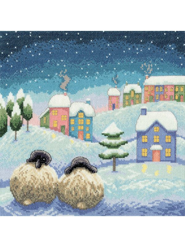 Набор для вышивания нитками Bothy Threads There's Snow Place Like Home