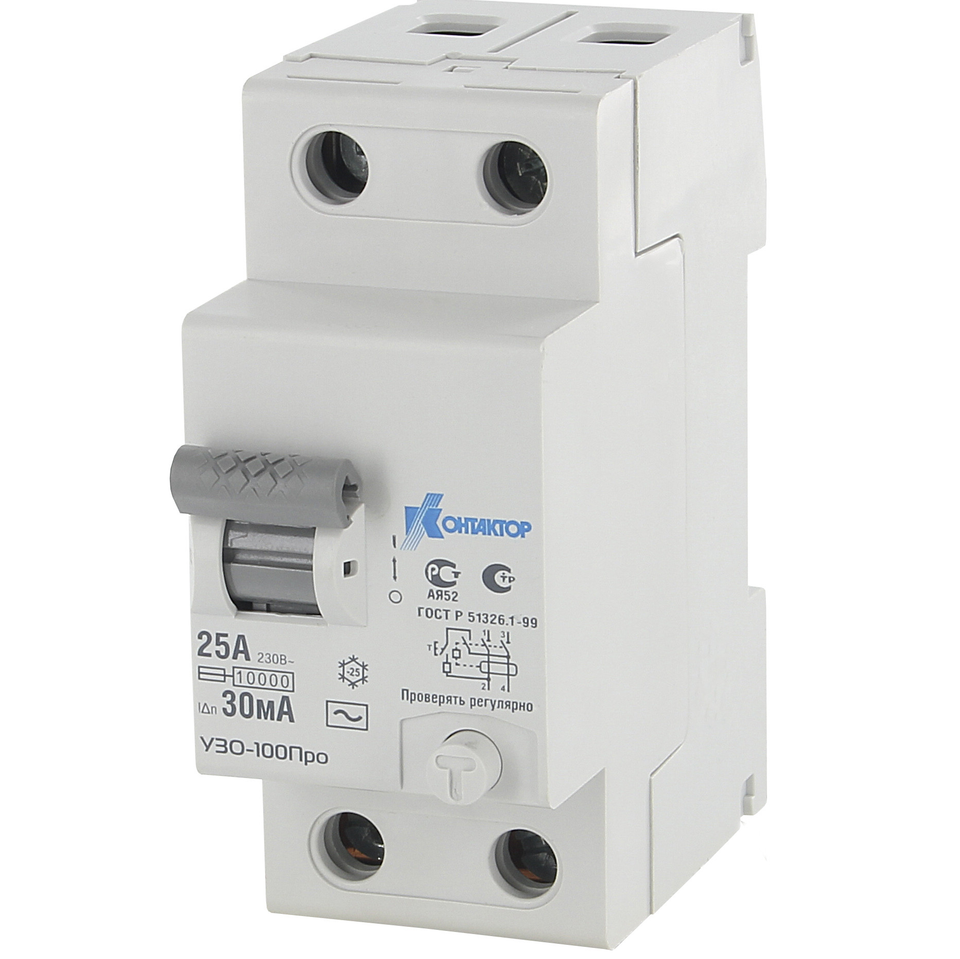 УЗО Контактор (Legrand) УЗО-100Про, 2P, 16A, Idn-30mA, тип AC