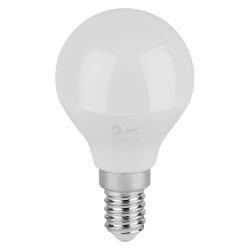 Лампа светодиодная ЭРА GREEN LINE LED P45-10W-840-E14 GL 10Вт шар яркий белый свет E14 | Лампы cветодиодные Шар (G/P)