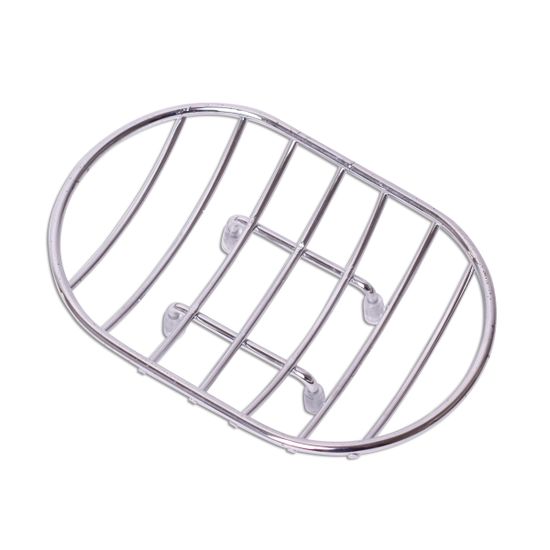 Мыльница овальная хромированная Besser BS 0103 (13х8,5х3 см)