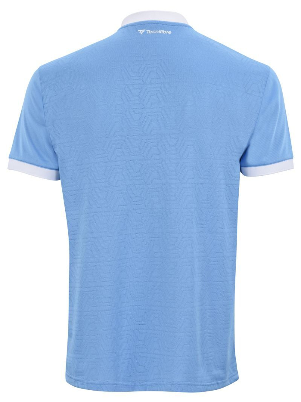 Мужское теннисное поло Tecnifibre Team Mesh Polo - небесный